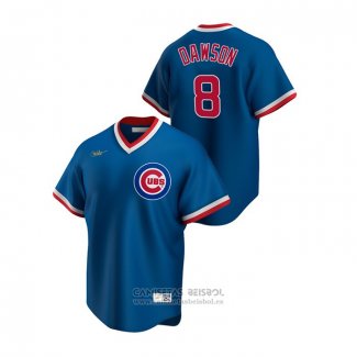 Camiseta Beisbol Hombre Chicago Cubs Andre Dawson Cooperstown Collection Road Azul