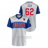 Camiseta Beisbol Hombre Chicago Cubs Lelo 2019 Little League Classic Replica Gris