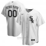 Camiseta Beisbol Hombre Chicago White Sox Primera Pick-A-Player Retired Roster Replica Blanco