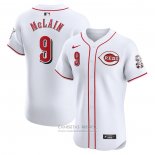 Camiseta Beisbol Hombre Cincinnati Reds Matt McLain Primera Elite Blanco