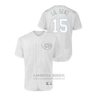 Camiseta Beisbol Hombre Cincinnati Reds Nick Senzel 2019 Players Weekend Autentico Blanco