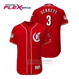 Camiseta Beisbol Hombre Cincinnati Reds Scooter Gennett Flex Base Entrenamiento de Primavera 2019 Rojo