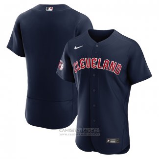 Camiseta Beisbol Hombre Cleveland Guardians Alterno Autentico Azul