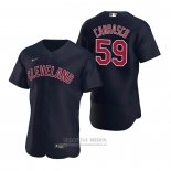 Camiseta Beisbol Hombre Cleveland Indians Carlos Carrasco Alterno Autentico 2020 Azul