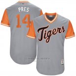 Camiseta Beisbol Hombre Detroit Tigers 2017 Little League World Series Alex Presley Gris