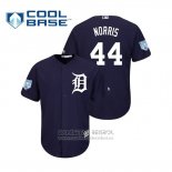 Camiseta Beisbol Hombre Detroit Tigers Daniel Norris Cool Base Entrenamiento de Primavera 2019 Azul