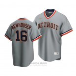 Camiseta Beisbol Hombre Detroit Tigers Hal Newhouser Cooperstown Collection Road Gris