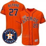Camiseta Beisbol Hombre Houston Astros 27 Jose Altuve Naranja Hispanic Heritage