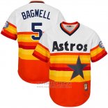 Camiseta Beisbol Hombre Houston Astros Jeff Bagwell Naranja Multi 2017 Hall Of Fame Cooperstown