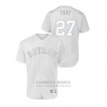 Camiseta Beisbol Hombre Houston Astros Jose Altuve 2019 Players Weekend Autentico Blanco