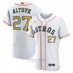 Camiseta Beisbol Hombre Houston Astros Jose Altuve 2023 Gold Collection Autentico Blanco Camiseta Beisbol Hombre Houston Astros Jose Altuve 2023 Gold Collection Autentico Blanco