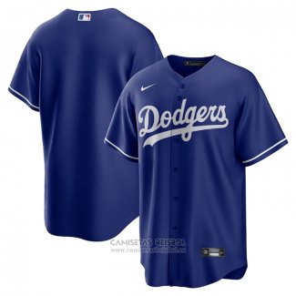 Camiseta Beisbol Hombre Los Angeles Dodgers Alterno Replica Azul