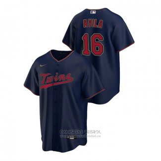 Camiseta Beisbol Hombre Minnesota Twins Alex Avila Alterno Replica Azul