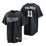 Camiseta Beisbol Hombre Minnesota Twins Jorge Polanco Replica 2021 Negro