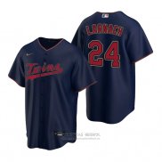 Camiseta Beisbol Hombre Minnesota Twins Trevor Larnach Replica Alterno Azul