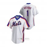 Camiseta Beisbol Hombre New York Mets Amed Rosario Cooperstown Collection Primera Blanco