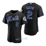 Camiseta Beisbol Hombre New York Mets Dominic Smith Alterno Autentico Negro