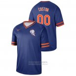 Camiseta Beisbol Hombre New York Mets Personalizada Cooperstown Collection Legend Azul