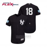 Camiseta Beisbol Hombre New York Yankees Didi Gregorius Flex Base Entrenamiento de Primavera 2019 Azul