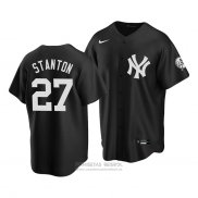 Camiseta Beisbol Hombre New York Yankees Giancarlo Stanton Replica 2020 Negro