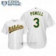 Camiseta Beisbol Hombre Oakland Athletics Boog Powell Cool Base Primera Blanco