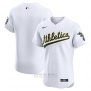 Camiseta Beisbol Hombre Oakland Athletics Primera Elite Blanco