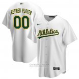 Camiseta Beisbol Hombre Oakland Athletics Primera Pick-A-Player Retired Roster Replica Blanco