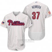 Camiseta Beisbol Hombre Philadelphia Phillies 2017 Estrellas y Rayas Odubel Herrera Blanco Flex Base