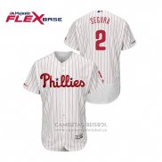 Camiseta Beisbol Hombre Philadelphia Phillies Jean Segura Flex Base Blanco