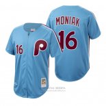 Camiseta Beisbol Hombre Philadelphia Phillies Mickey Moniak Autentico Cooperstown Collection Azul