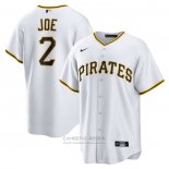 Camiseta Beisbol Hombre Pittsburgh Pirates Connor Joe Primera Replica Blanco
