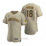 Camiseta Beisbol Hombre San Diego Padres Daniel Hudson Autentico Alterno Marron