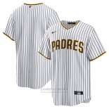 Camiseta Beisbol Hombre San Diego Padres Primera Replica Blanco