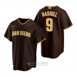 Camiseta Beisbol Hombre San Diego Padres Robert Hassell Replica 2020 Marron