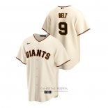 Camiseta Beisbol Hombre San Francisco Giants Brandon Belt Replica Primera Crema