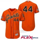 Camiseta Beisbol Hombre San Francisco Giants Jake Peavy Naranja Alterno Flex Base