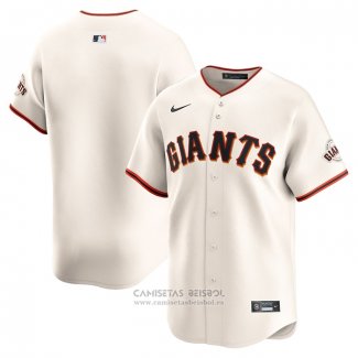 Camiseta Beisbol Hombre San Francisco Giants Primera Limited Crema