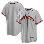 Camiseta Beisbol Hombre San Francisco Giants Road Replica Gris