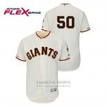 Camiseta Beisbol Hombre San Francisco Giants Ty Blach Autentico Flex Base Crema