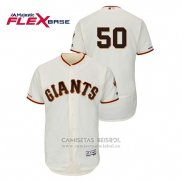 Camiseta Beisbol Hombre San Francisco Giants Ty Blach Autentico Flex Base Crema