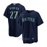 Camiseta Beisbol Hombre Seattle Mariners Jesse Winker Alterno Replica Azul