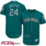 Camiseta Beisbol Hombre Seattle Mariners Ken Griffey Jr Verde Flex Base