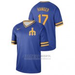 Camiseta Beisbol Hombre Seattle Mariners Mitch Haniger Cooperstown Collection Legend Azul