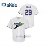 Camiseta Beisbol Hombre Tampa Bay Rays Tommy Pham Turn Back The Clock Cool Base Blanco