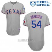 Camiseta Beisbol Hombre Texas Rangers Matt Harrison 54 Gris Cool Base