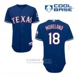 Camiseta Beisbol Hombre Texas Rangers Mithch Moreland 18 Azul Alterno Cool Base