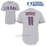 Camiseta Beisbol Hombre Texas Rangers Yu Darvish 11 Gris Cool Base