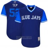 Camiseta Beisbol Hombre Toronto Blue Jays 2017 Little League World Series Ryan Tepera Azul
