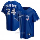 Camiseta Beisbol Hombre Toronto Blue Jays Nate Pearson Replica Azul