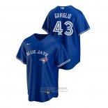 Camiseta Beisbol Hombre Toronto Blue Jays Sam Gaviglio Replica Alterno Azul
